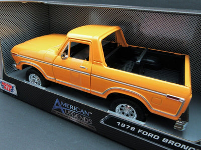 1978 Ford Bronco ~ Yellow ~ 1:27 Die Cast ~ American Legends