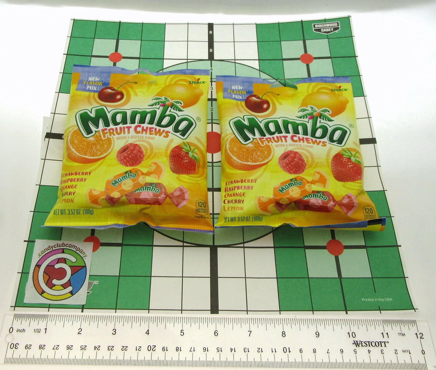 Mamba ~ Fruit Chews ~ American Candy ~ 3.52oz Bag ~ Lot of 2