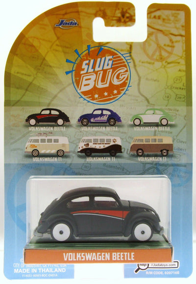 VW Beetle ~ Punch Buggy ~ Black ~ 1:55 Scale