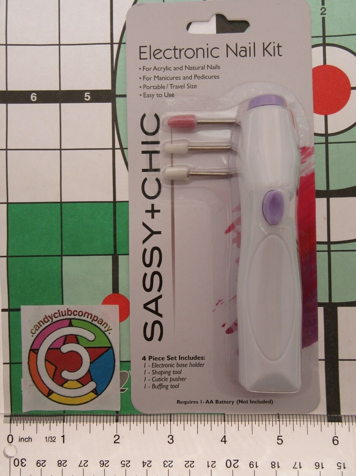 Electric Nail Kit Manicure Pedicure Acrylic and Natural Nails File Travel Size P