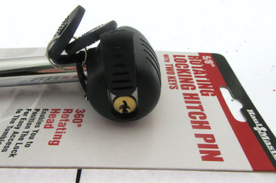 Locking Hitch Pin ~ 5/8 inch Dia. ~ Rotating ~ Class 1 & 2 ~ By Haul Master