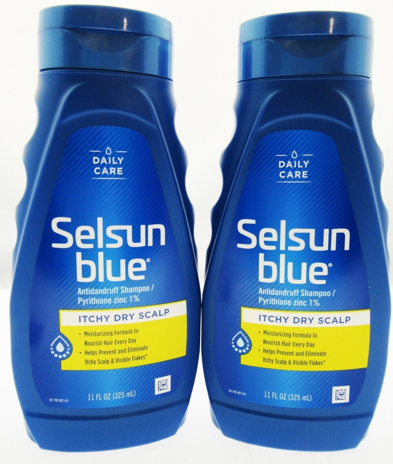 Selsun Blue Itchy Dry Scalp Formula Anti-Dandruff Shampoo Lot of 2 (11 fl oz)