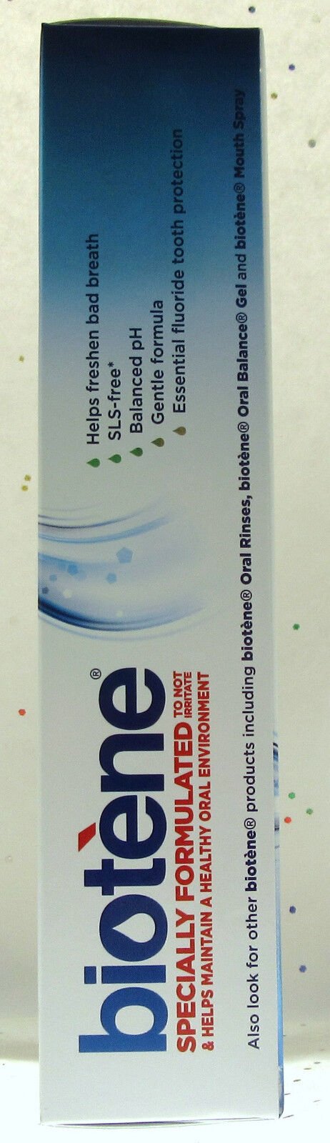 Biotene Fresh Mint Original Dry Mouth Fluoride Toothpaste 4.3oz soothe oral