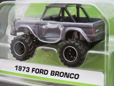 1973 Ford Bronco ~ Silver Convertible ~ Die Cast Metal ~ 1:57 Scale Just Trucks