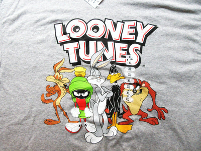 Looney Tunes ~ Extra Large ~ T-Shirt  ~ Size XL ~ Grey Gray