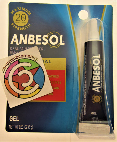 Anbesol Maximum Oral Anesthetic 20% Benzocaine Instant Toothache Pain Relief .33