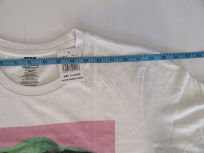 Grogu ~ Baby Yoda Star Wars Extra Large T-Shirt ~ Size XL ~ White T Shirt