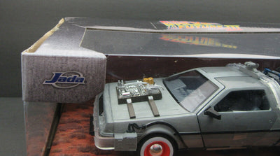 Back to the Future 3 ~ DeLorean Time Machine ~ Metals Die Cast Car ~ 1:24 BB
