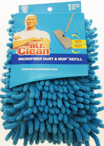 MR. CLEAN Microfiber Dust and Mop Refill Cleaning Head - Light Blue