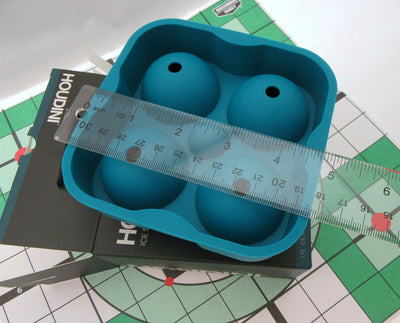 Ice Tray ~ 1.75 inch Spheres ~ Flexible ~ By Houdini