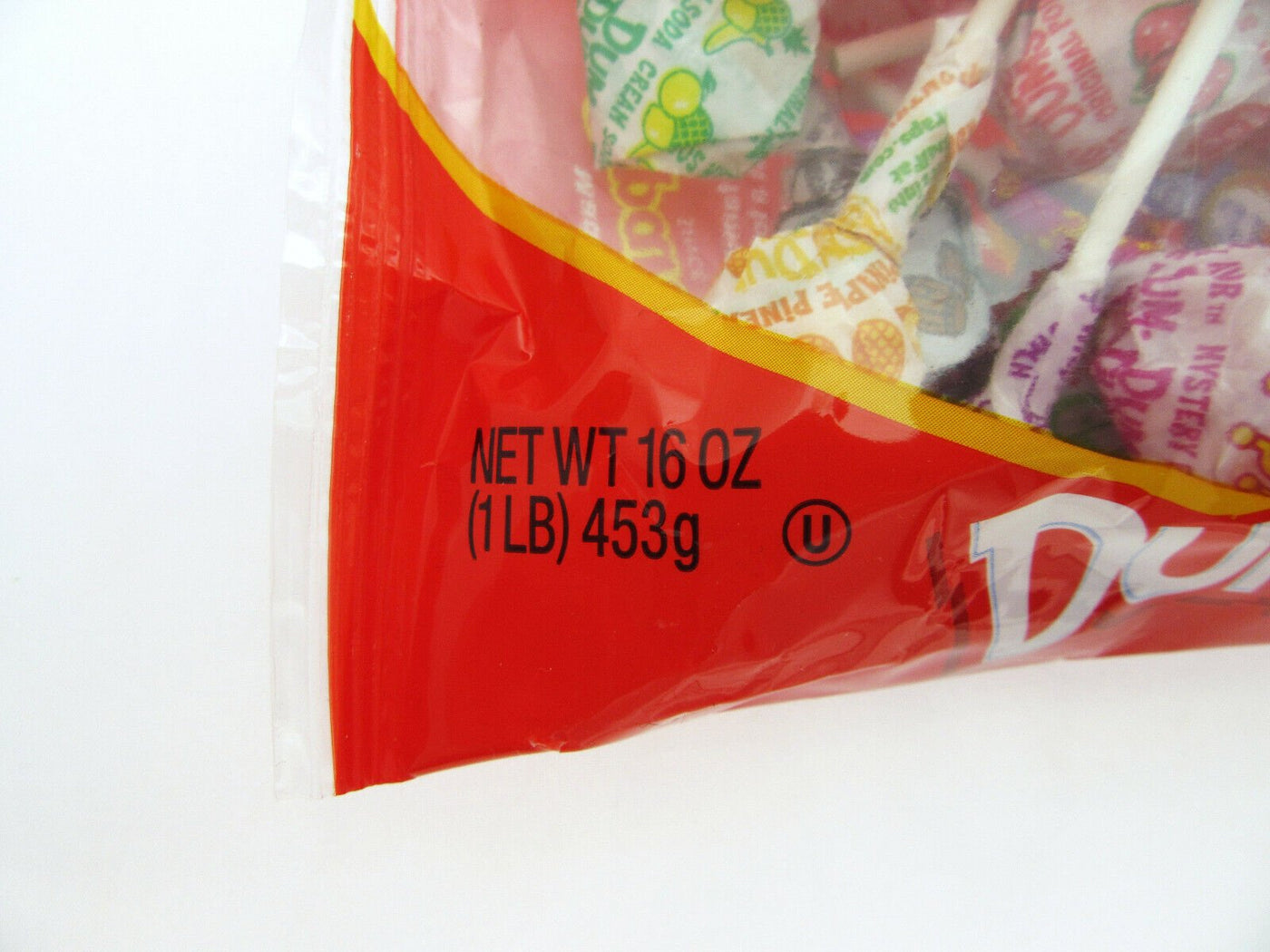 Dum Dums~ Original Pops ~ Lolipop Suckers Candy ~ 1 Lb Bag