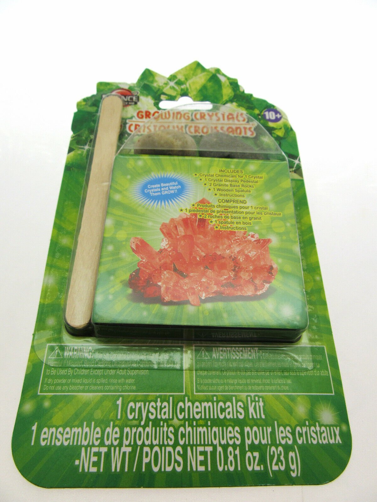 Growing Crystals ~ Cristaux Croissants ~ 3 Pack