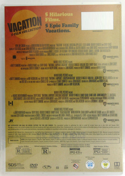 Vacation ~ 5-Film Collection ~ Chevy Chase ~ 1983-2015 ~ Movie ~ New DVD