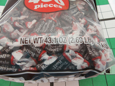 Tootsie Roll Original Midgees ~ 400 pieces ~ Chews Candy ~ 43.1oz Resealable Bag