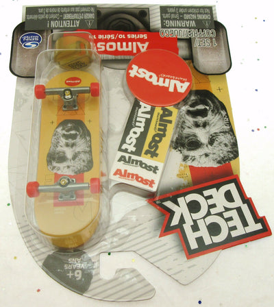 Tech Deck ~ Almost ~ Skateboard / Fingerboard ~ Series 10 ~ Stone Face 1