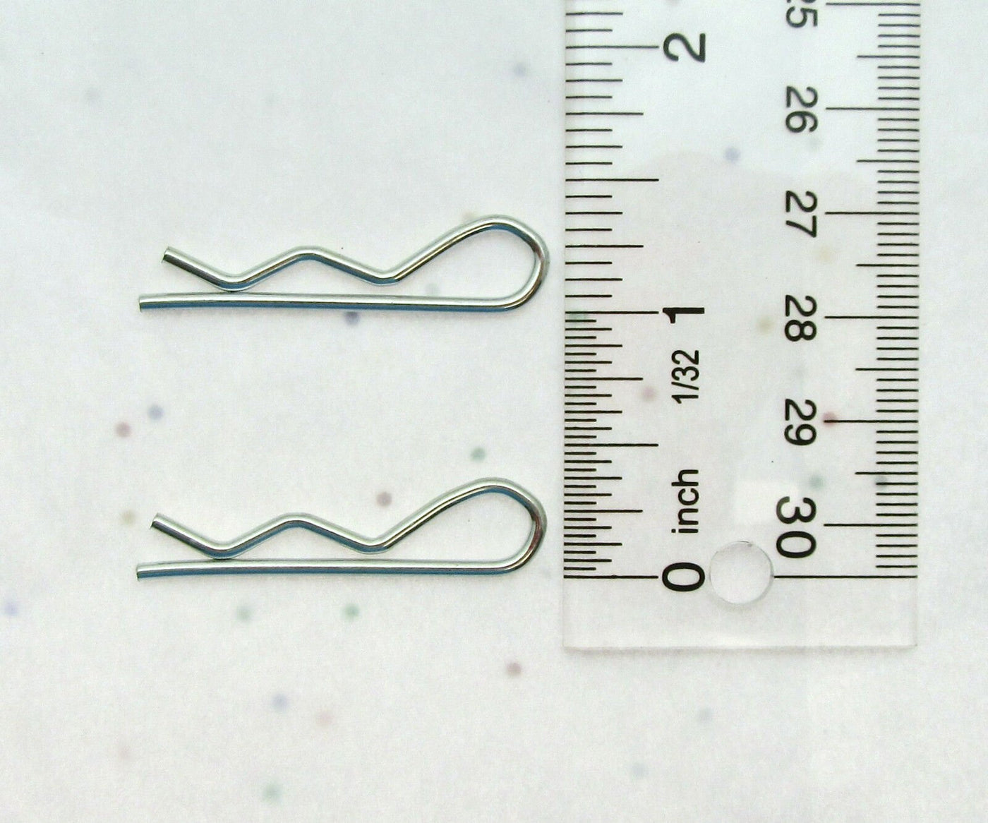 Hitch Pin Clip ~ 5/64 inch Diameter X 1 9/16" length ~ Zinc Plated Spring Steel