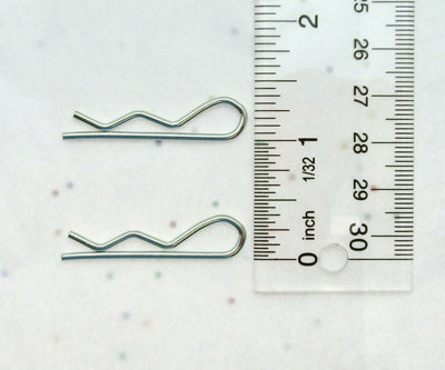Hitch Pin Clip ~ 5/64 inch Diameter X 1 9/16" length ~ Zinc Plated Spring Steel