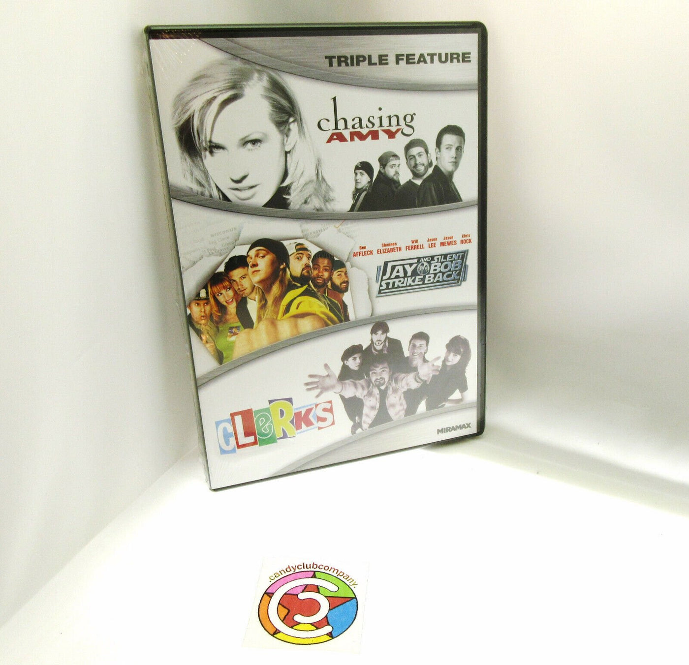 Clerks ~ Jay & Silent Bob Strike Back ~ Chasing Amy ~ 3-Film ~ Movie ~ New DVD