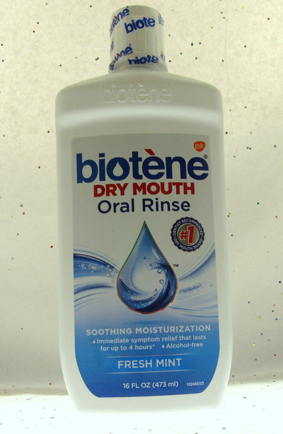 Biotene Dry Mouth Oral Rinse 16 fl oz soothing rinse cleanses Alcohol-free BFR