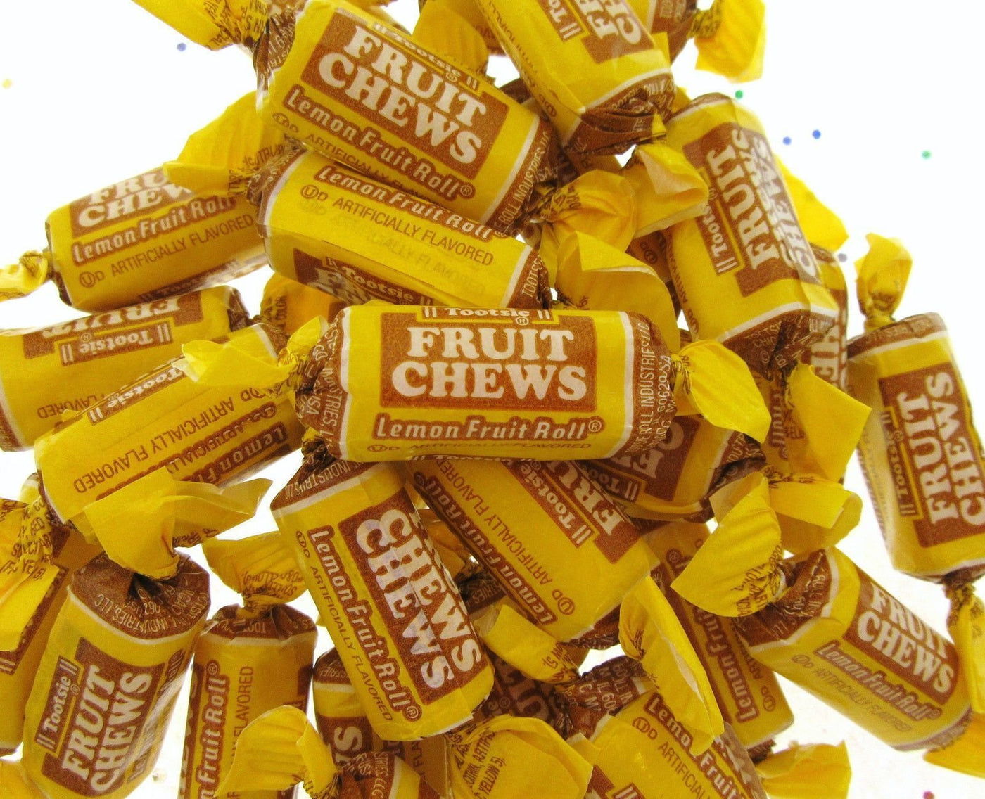 Tootsie Roll Lemon Half Pound 8oz Fruit Chews Candy