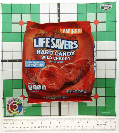 Lifesavers ~ Wild Cherry ~ Individually wrapped Hard candy ~ 14.5oz Bag