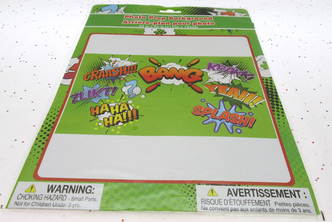 Photo Prop Background ~ 44 inch x 72 inch ~ Comic Bang