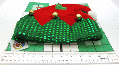 Holiday Elf Hat ~ Fluffy Green and Red ~ Happy Holidays ~ Seasonal ~ Bells