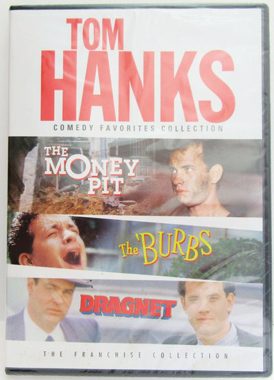 Tom Hanks ~ The Money Pit, The Burbs, Dragnet ~ Movie Comedy ~ New DVD