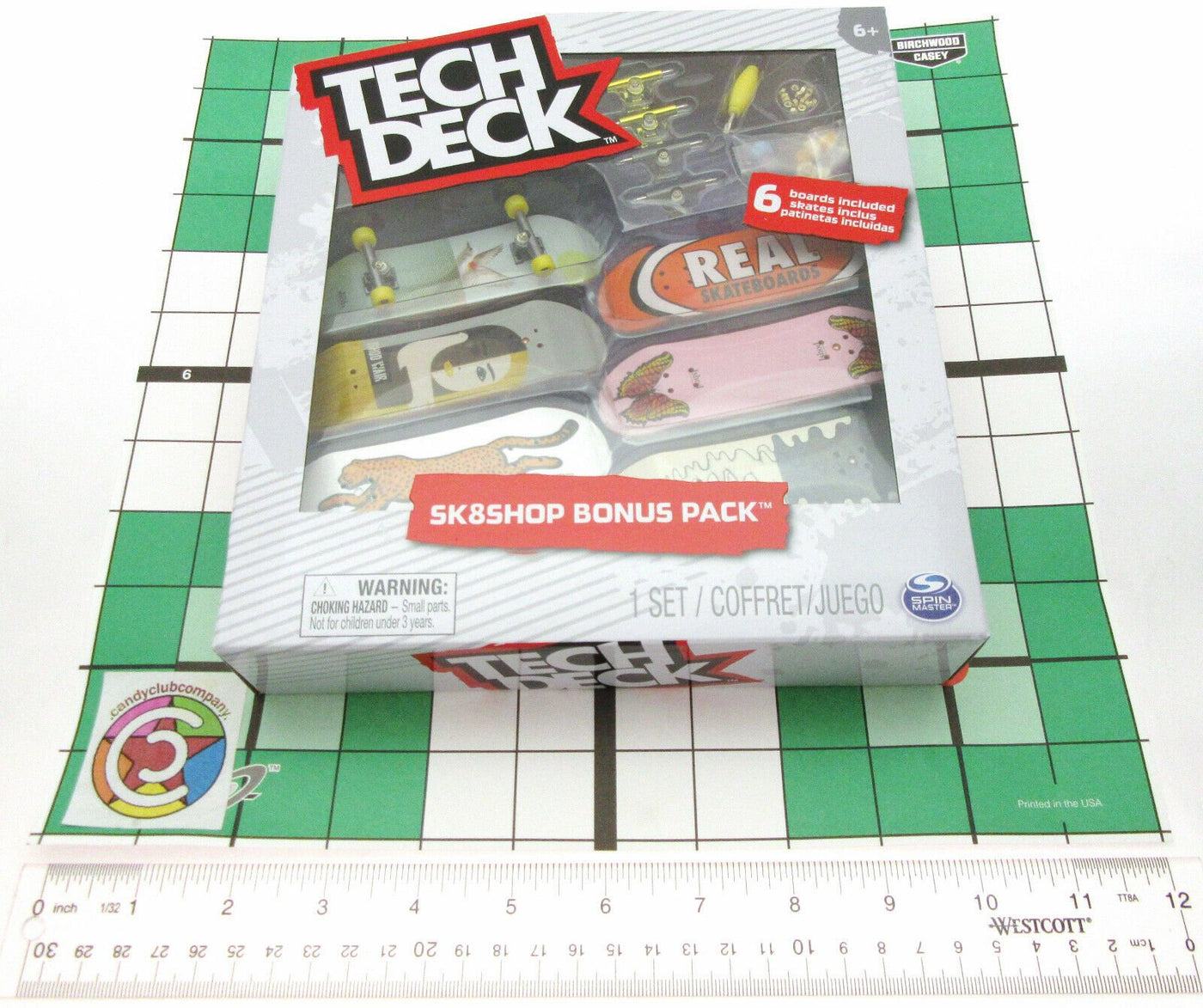 Tech Deck ~ Real ~ Skateboard  / Fingerboard~ 6 pack