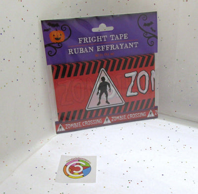 Fright Tape ~ Zombie ~ Halloween Decoration ~ 30 Feet