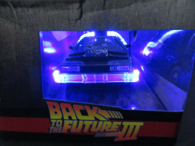 Back to the Future 3 ~ DeLorean Time Machine ~ Metals Die Cast Car ~ 1:24 BB
