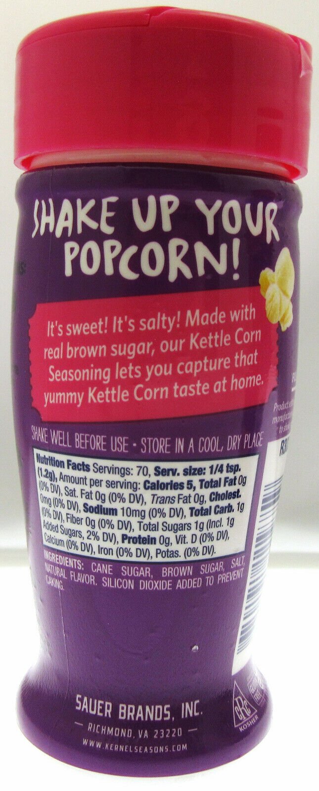 Kernel Season's Popcorn Seasoning ~ Kettle Corn ~ 3 oz ~ Two Pack