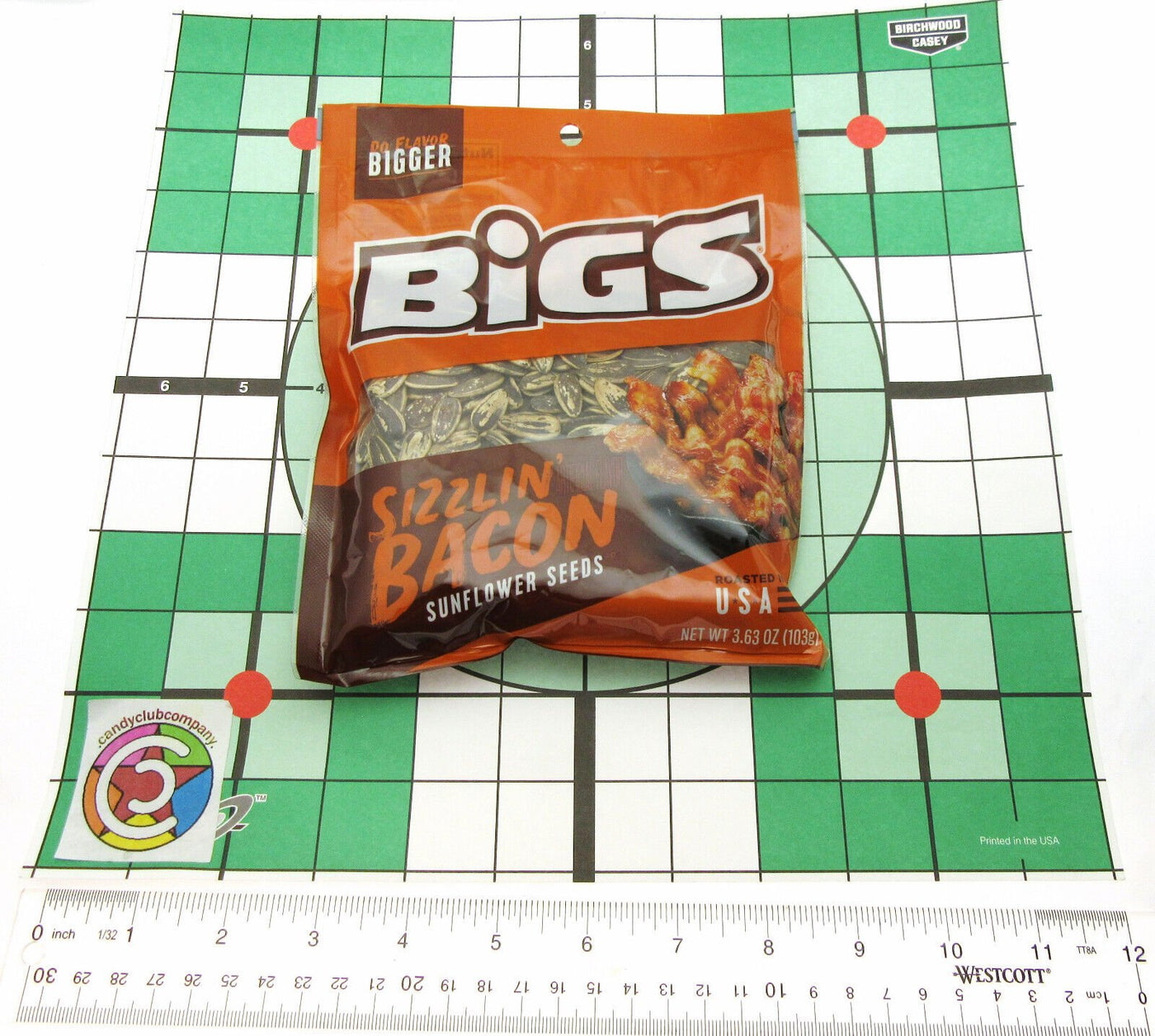 Bigs Sizzlin' Bacon Sunflower Seeds 3.63oz bag Seasoning Snack Food! ~ Lot of 2