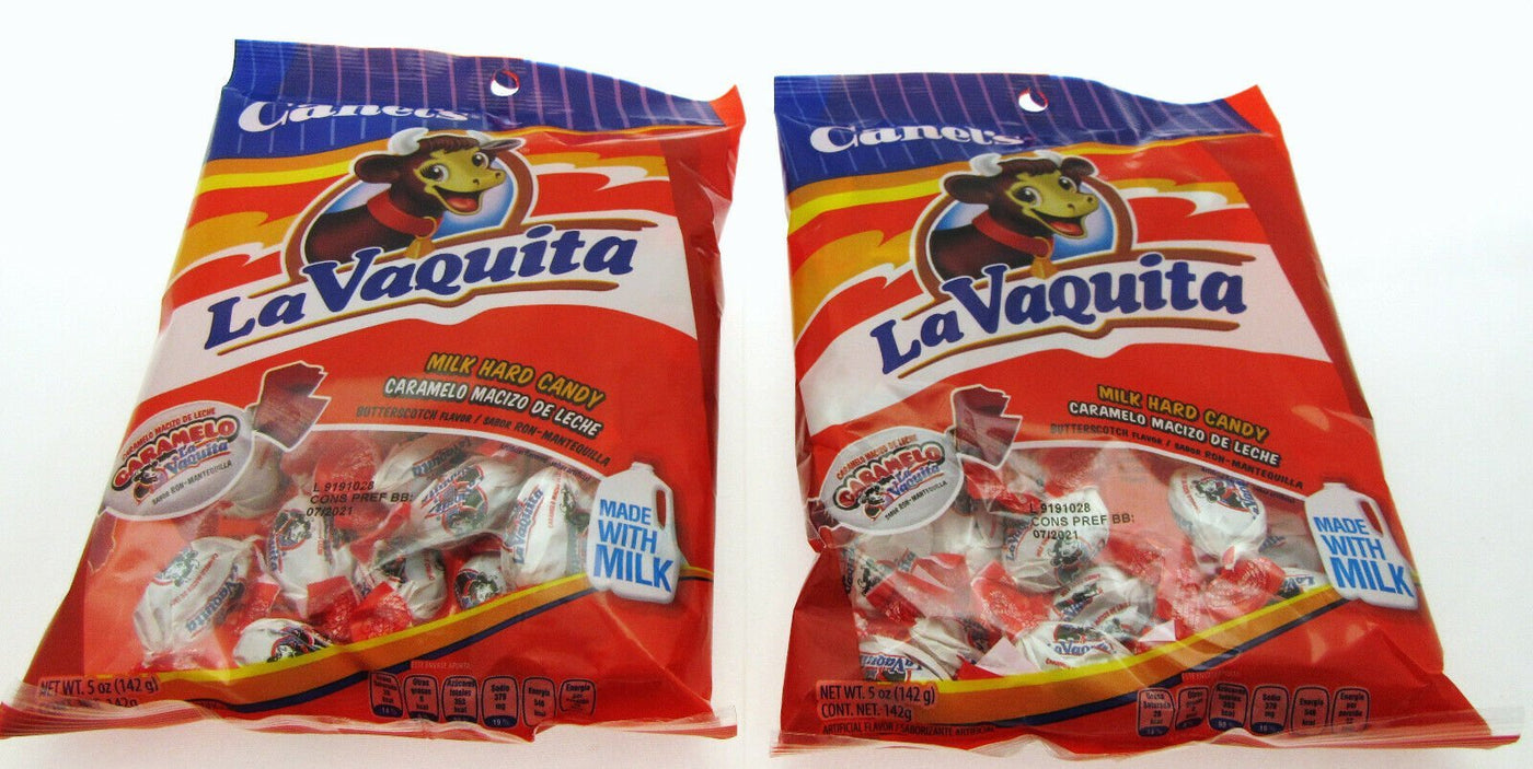 Canel's ~ LaVaquita ~ 5oz bag ~ Milk Hard Candy ~ Lot of 2