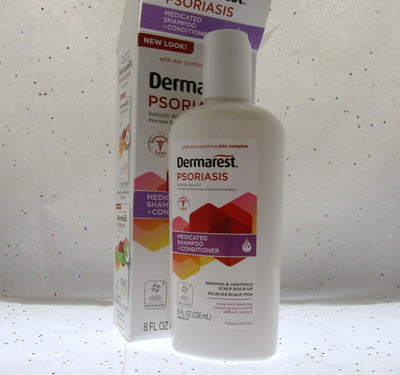 Dermarest Psoriasis Shampoo Conditioner Salicylic Acid 3% 8 fl oz Fragrance Free