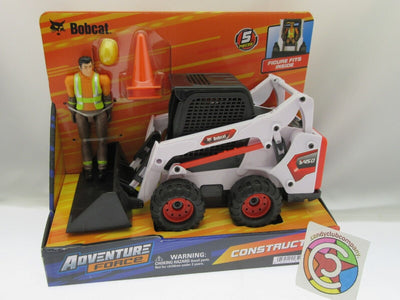 Bobcat & Figure ~ Adventure Force Construction ~ Yellow