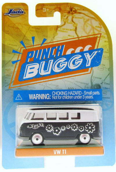 VW T1 Van ~ Punch Buggy ~ Black & White ~ 1:59 Scale