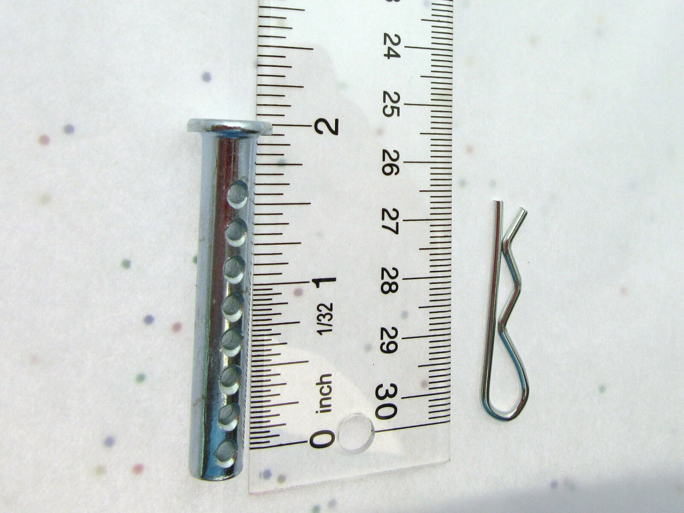 Clevis Pin w/ Hitch Pin Clip ~ 5/16 inch Diameter X 2" length ~Zinc Coated