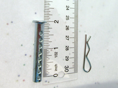 Clevis Pin w/ Hitch Pin Clip ~ 5/16 inch Diameter X 2" length ~Zinc Coated