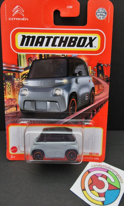Citroen AMI Gray ~ Electric Urban Mobility Quadricycle ~ 1:64 Scale ~ Matchbox