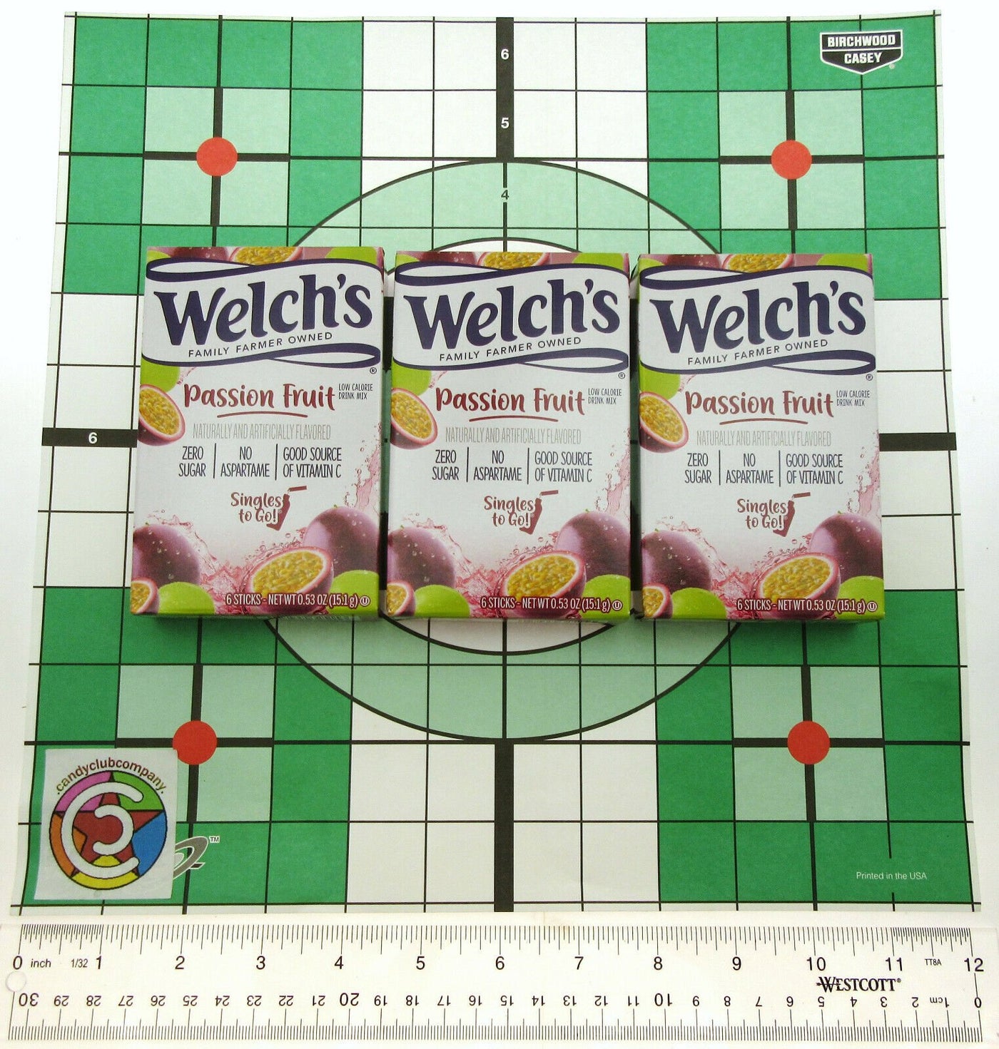 Welch's Passion Fruit ~ Packets ~ Low Calorie ~ Drink Mix ~ Lot of 3