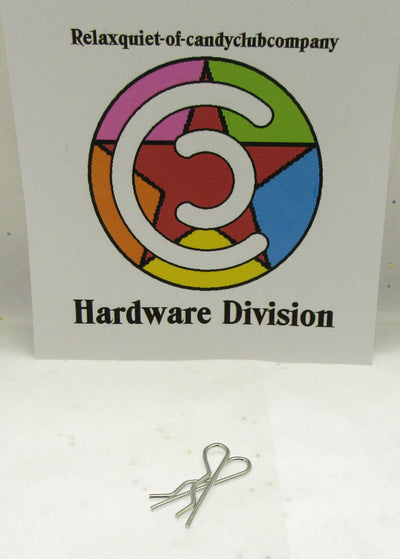 Hitch Pin Clip ~ 5/64 inch Diameter X 1 9/16" length ~ Zinc Plated Spring Steel