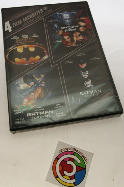 Batman ~ 4 Movie Pack ~ Keaton Nicholson Schwarzenegger ~ Movie ~ NEW DVD