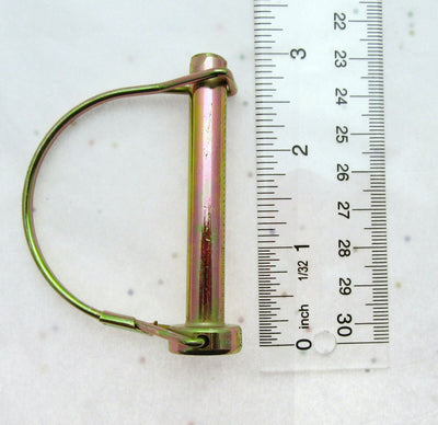 PTO Pin ~ 3/8 inch Diameter X 2" length ~Zinc Plated Carbon Steel