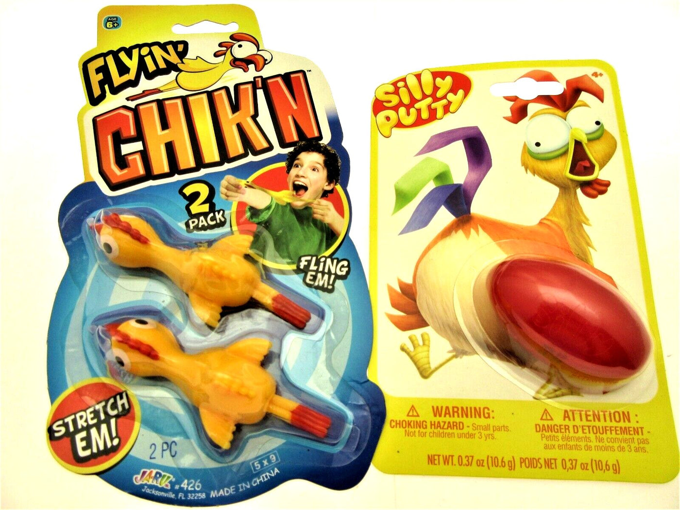 Flyin" Chik'n and Silly Putty Nostalgic Toys