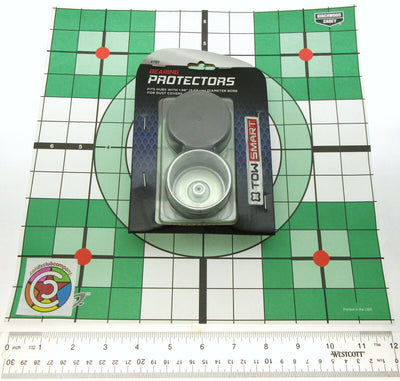 Bearing Protectors ~ 1.98 inch Hubs ~ w/Gray Covers ~ Tow Smart ~ Trailer Parts