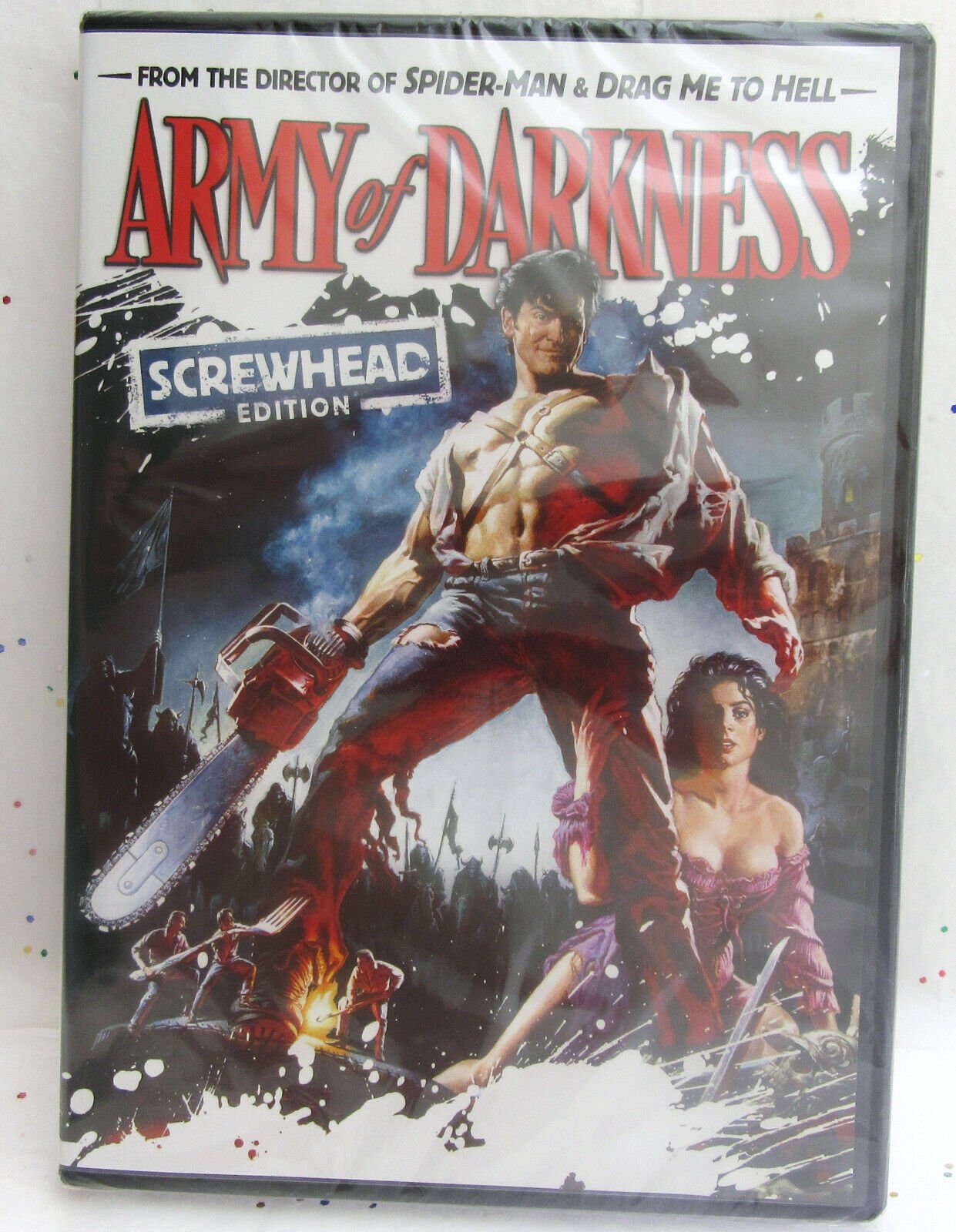 Army of Darkness ~ 1993 ~ Screwhead Edition ~ Bruce Campbell ~ Movie ~ New DVD