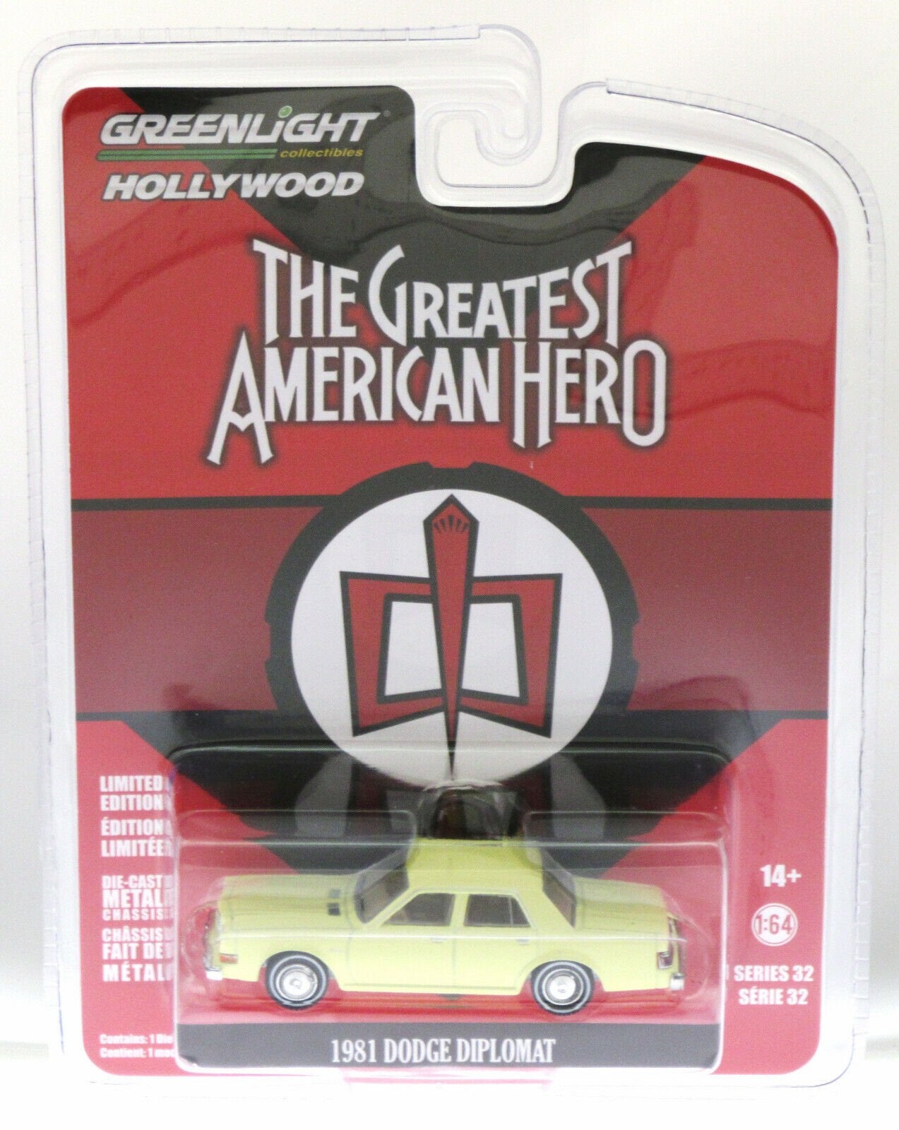 Greatest American Hero ~ 1981 Dodge Diplomat ~Greenlight Collectables ~ Die Cast