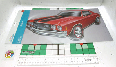 Car Wall Sticker ~ 10 x 15 inch ~ Peel and Stick ~ Decor