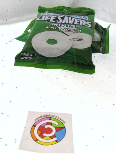 LifeSavers SUGAR FREE Wint O Green ~ 2.75 oz Bag mint Candy Lot of 2 wintergreen